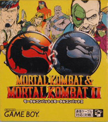Mortal Kombat and Mortal Kombat II box art for GameBoy